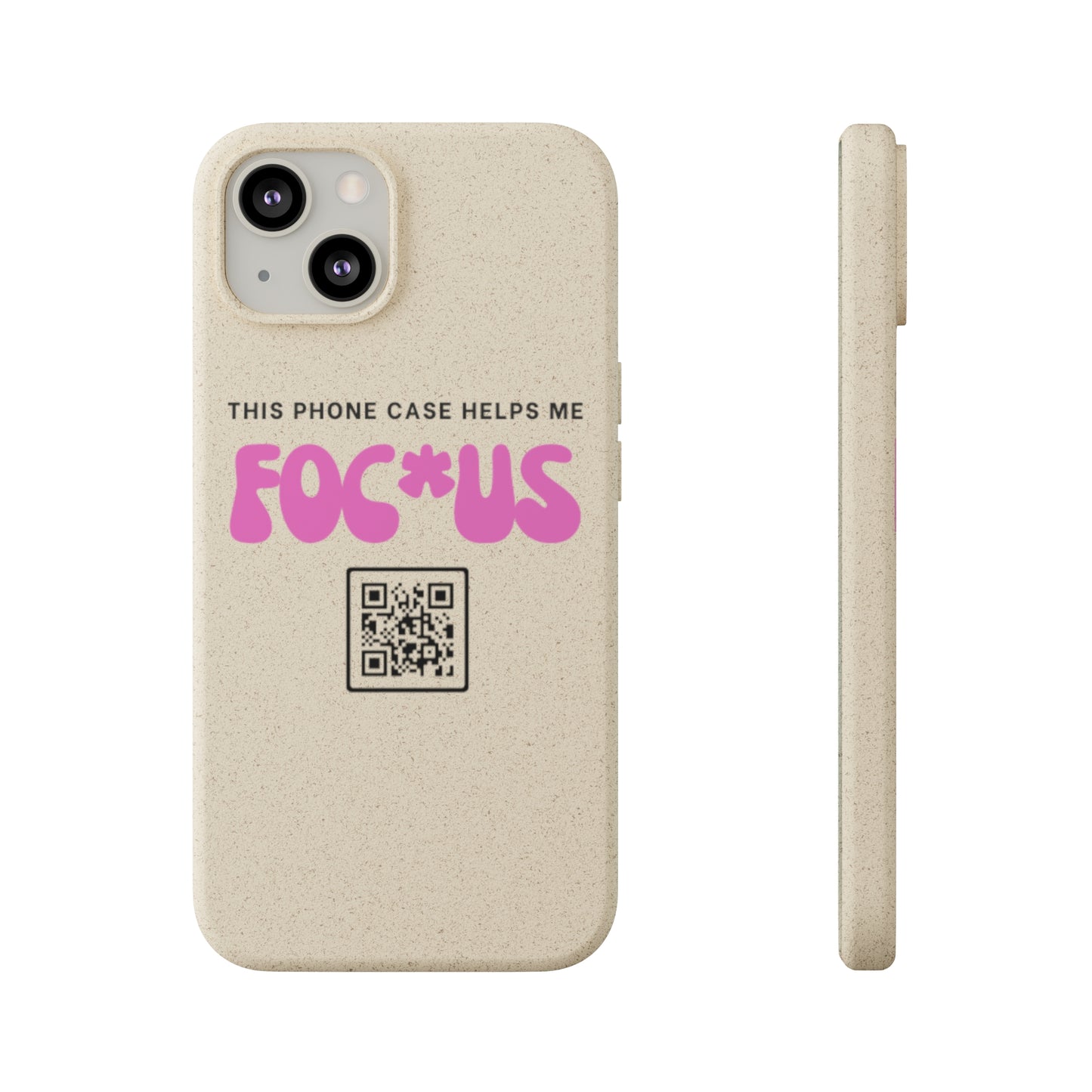 Pink Focus - Biodegradable Phone Case