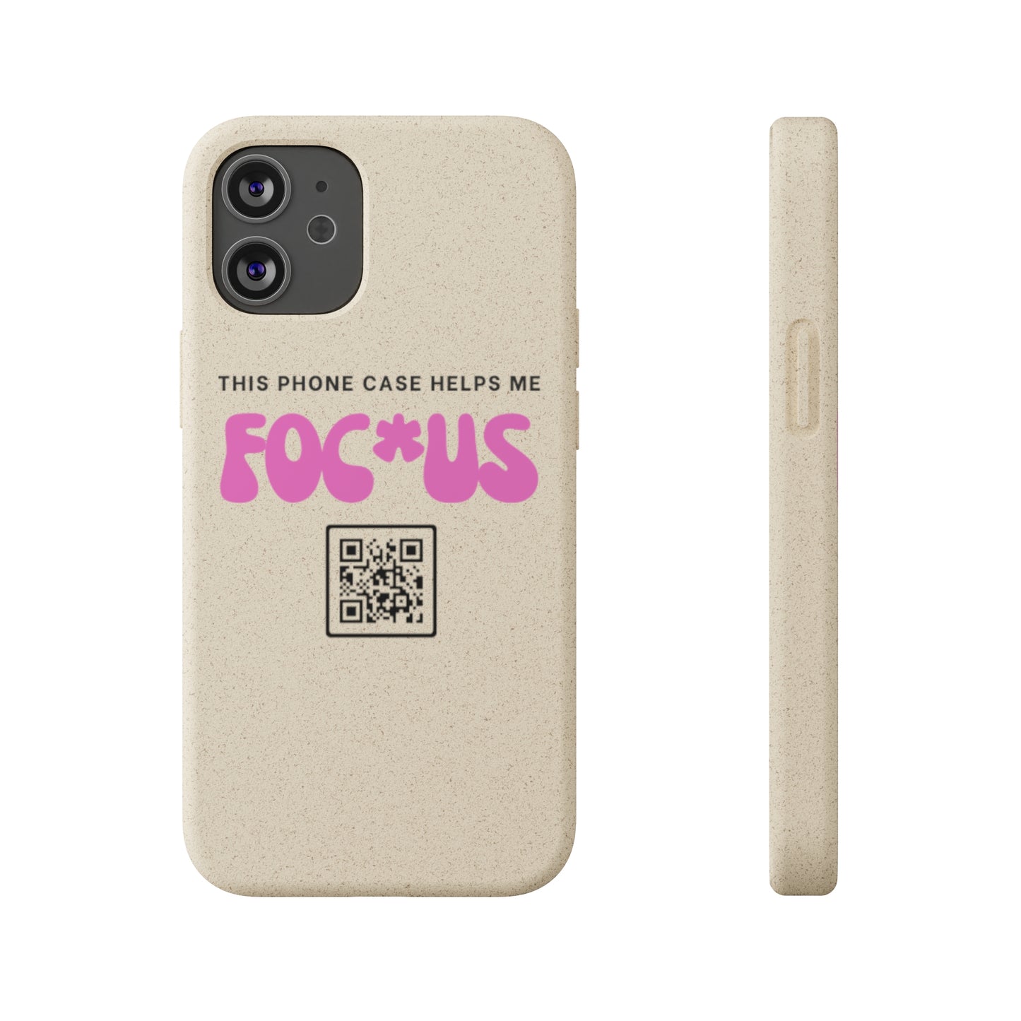 Pink Focus - Biodegradable Phone Case
