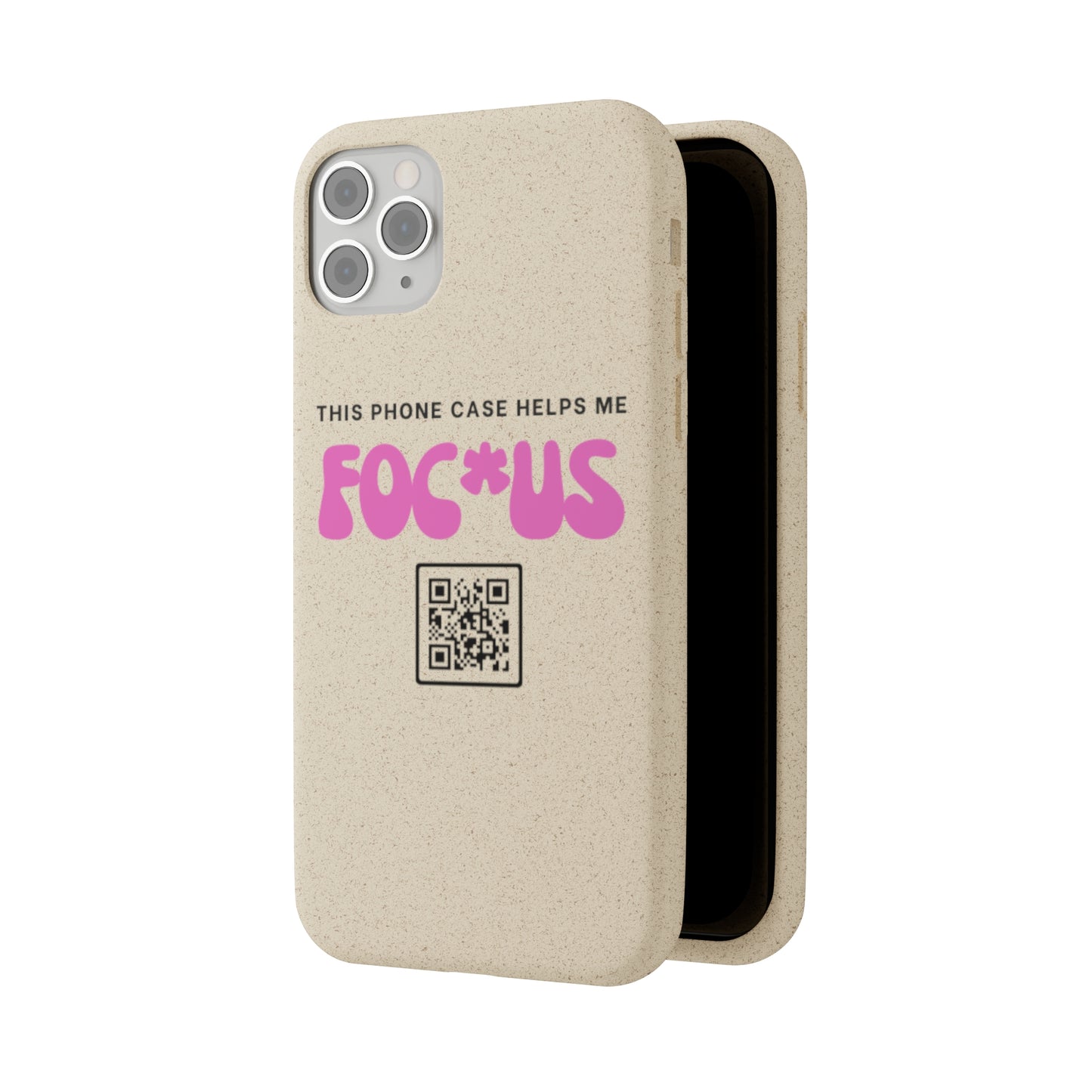 Pink Focus - Biodegradable Phone Case