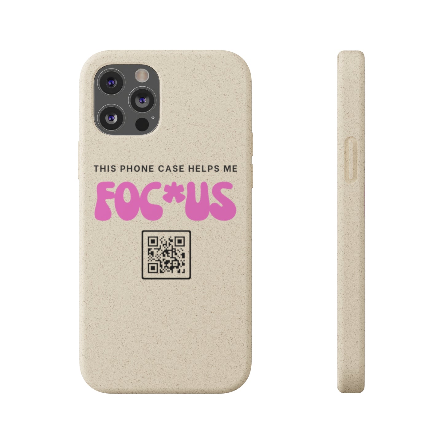 Pink Focus - Biodegradable Phone Case