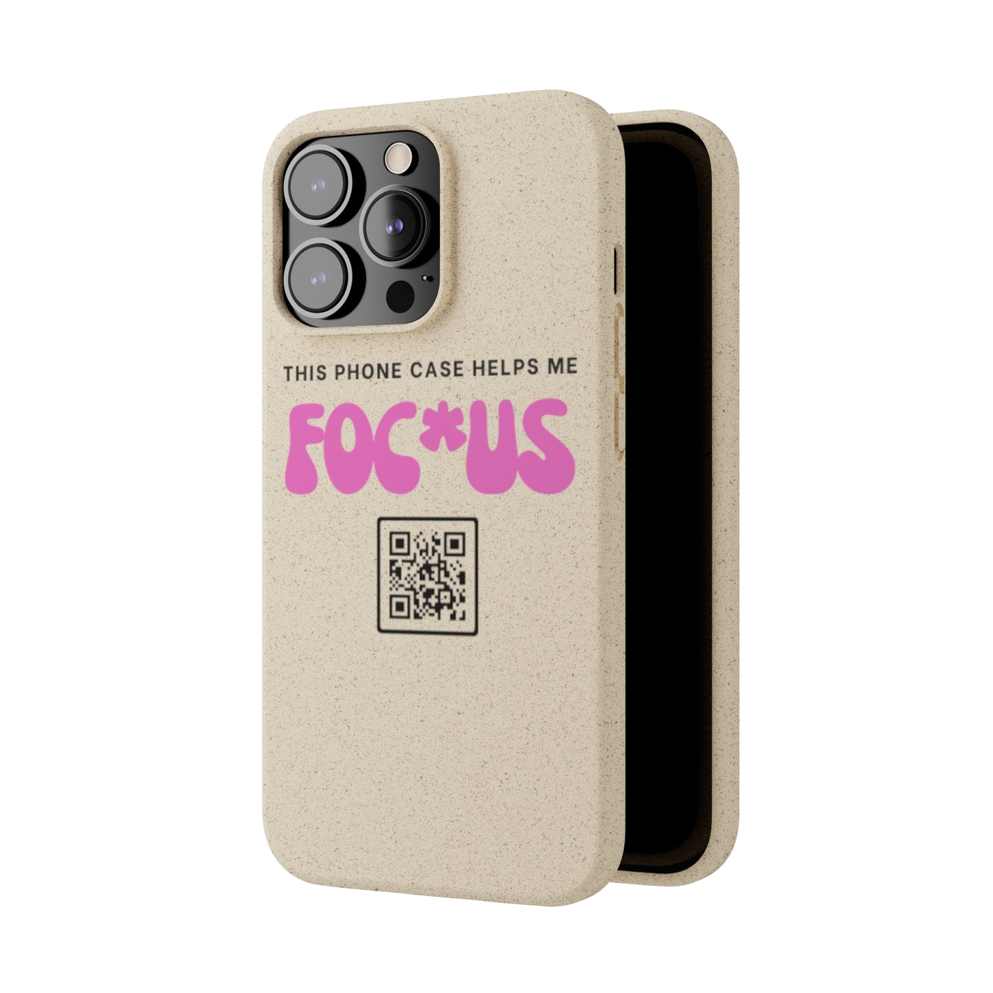 Pink Focus - Biodegradable Phone Case