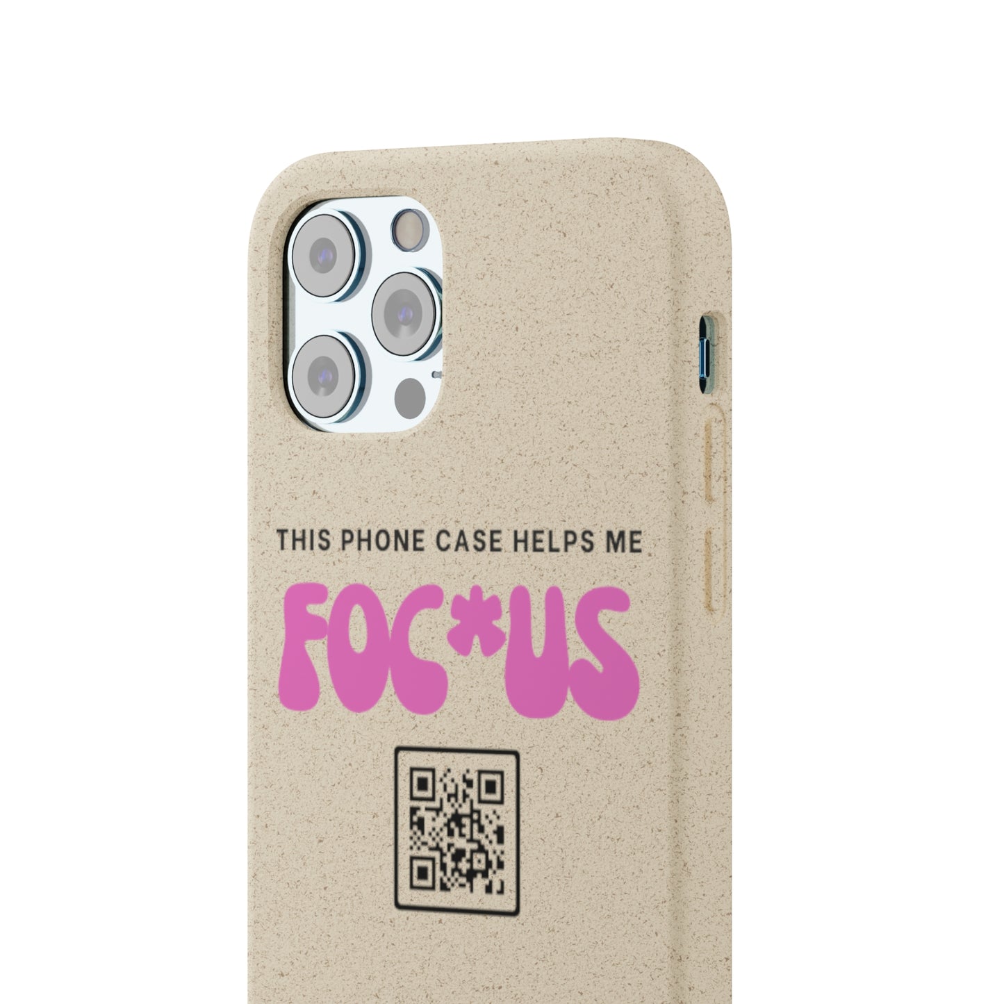 Pink Focus - Biodegradable Phone Case
