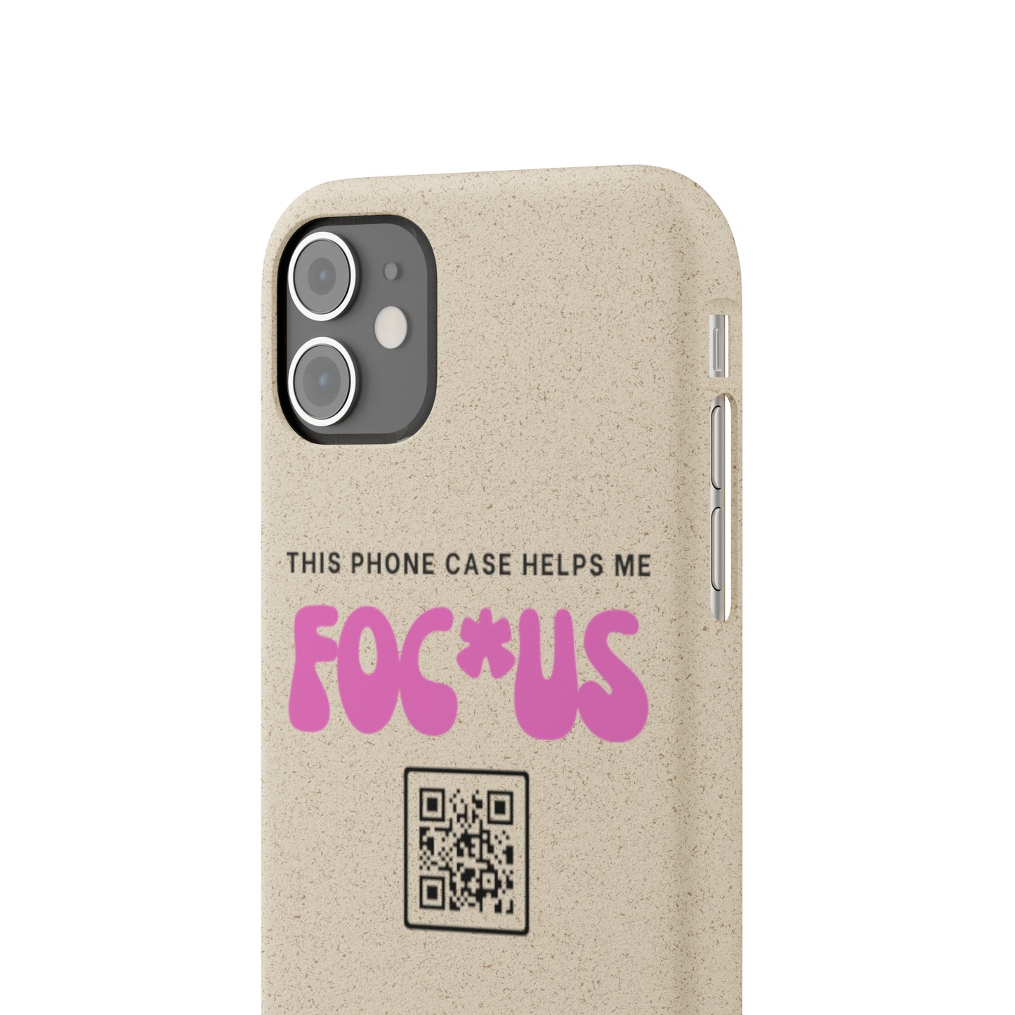 Pink Focus - Biodegradable Phone Case