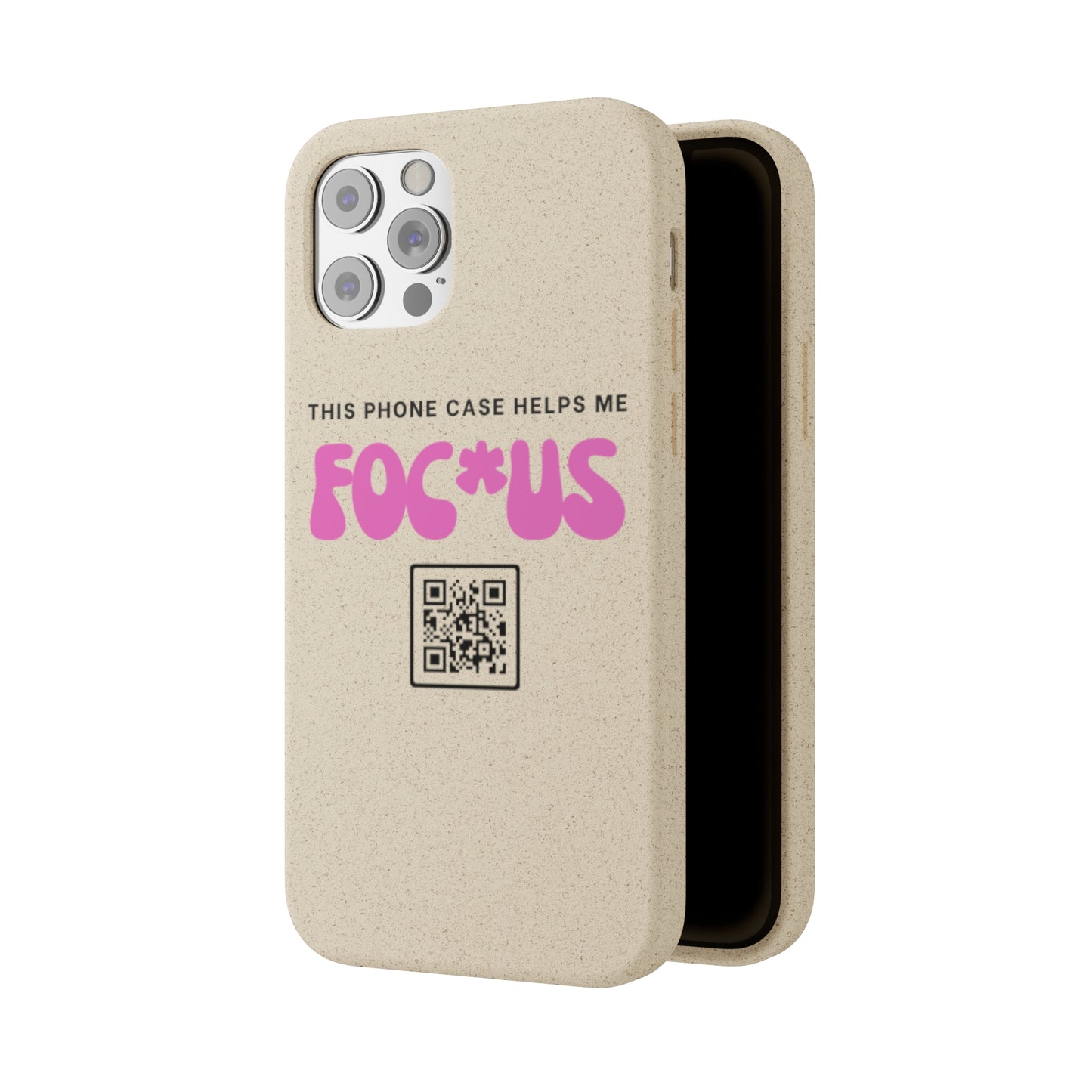 Pink Focus - Biodegradable Phone Case