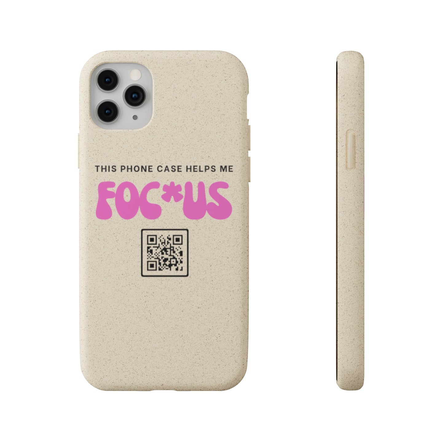 Pink Focus - Biodegradable Phone Case