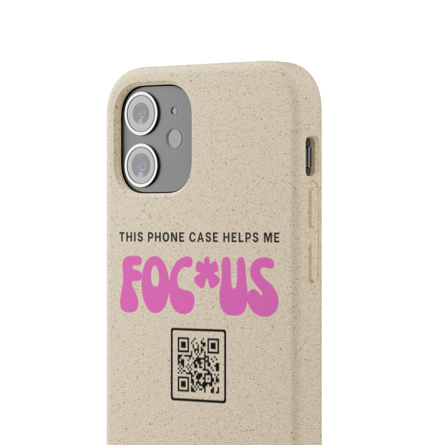 Pink Focus - Biodegradable Phone Case