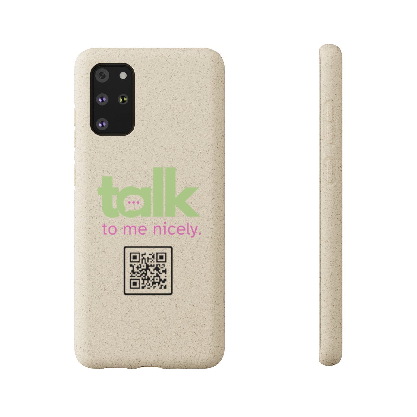 Green Talk Nicely - Biodegradable Phone Case