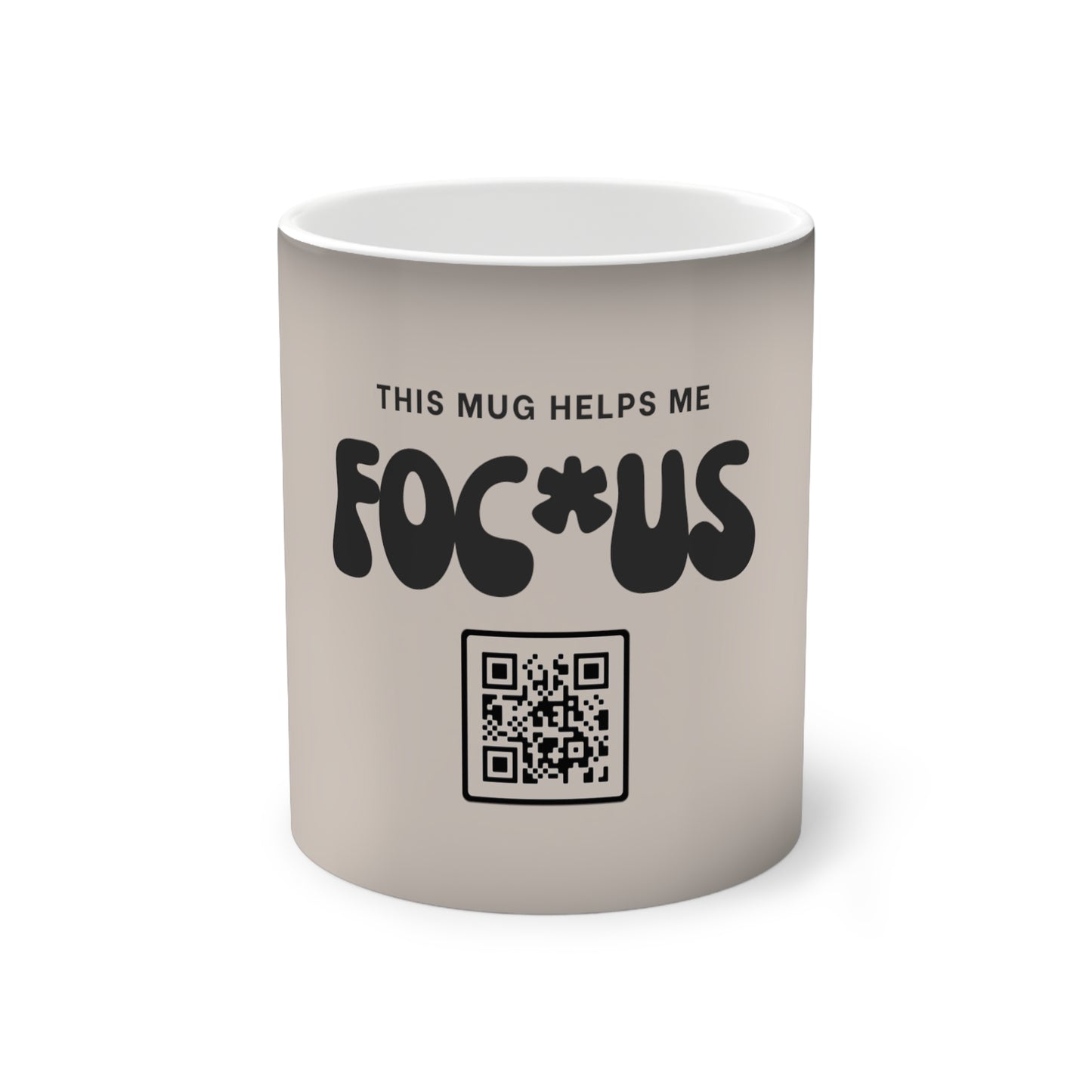 This Mug Helps Me Think - Color-Changing Mug, 11oz