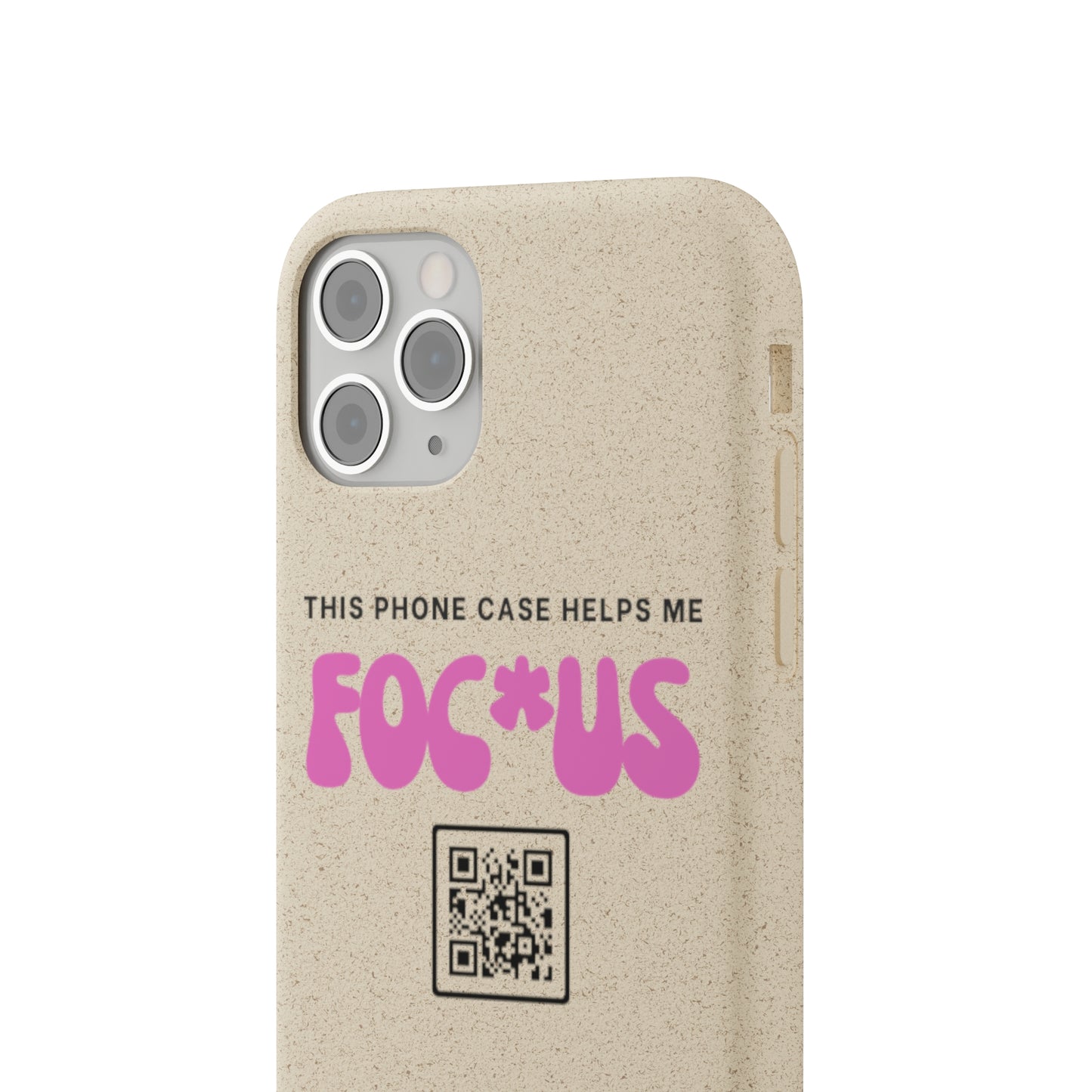 Pink Focus - Biodegradable Phone Case
