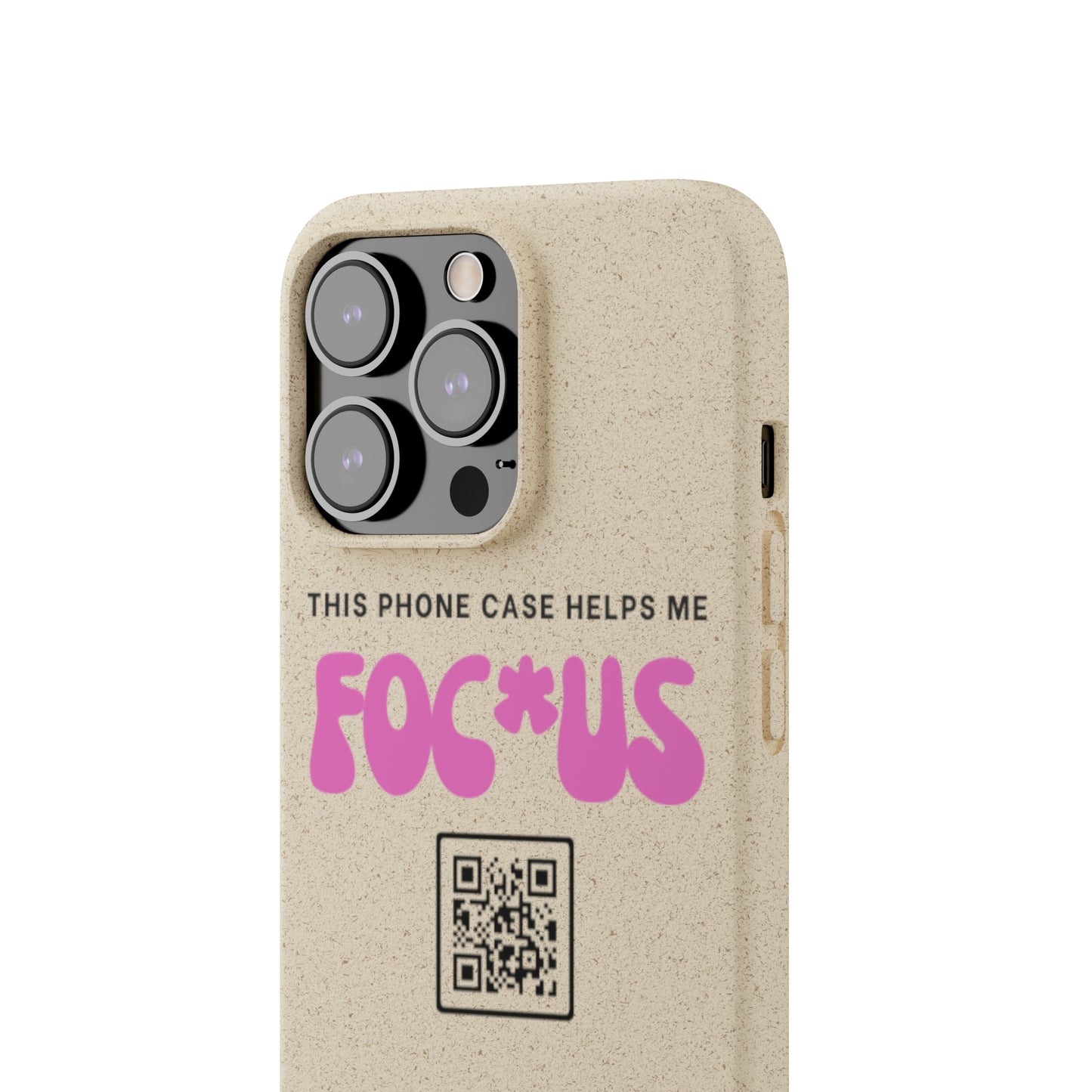 Pink Focus - Biodegradable Phone Case