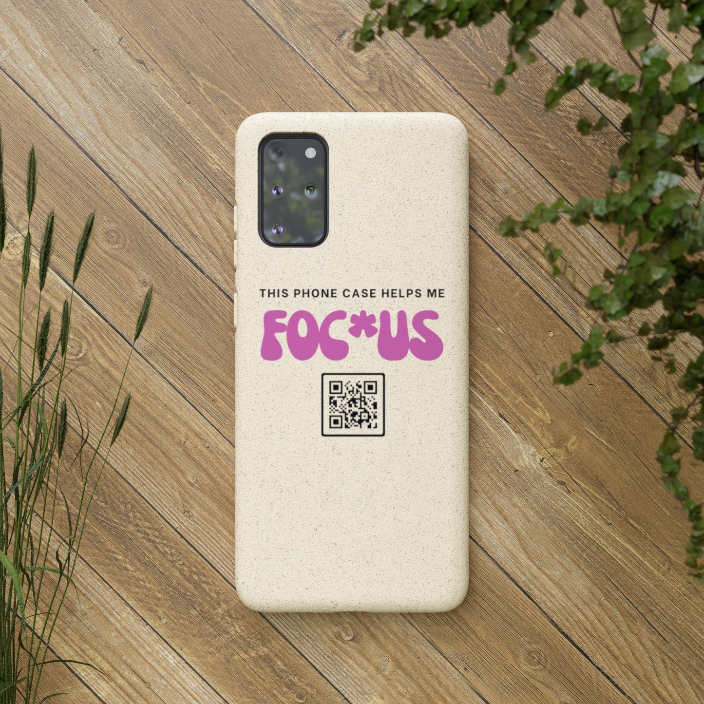 Pink Focus - Biodegradable Phone Case