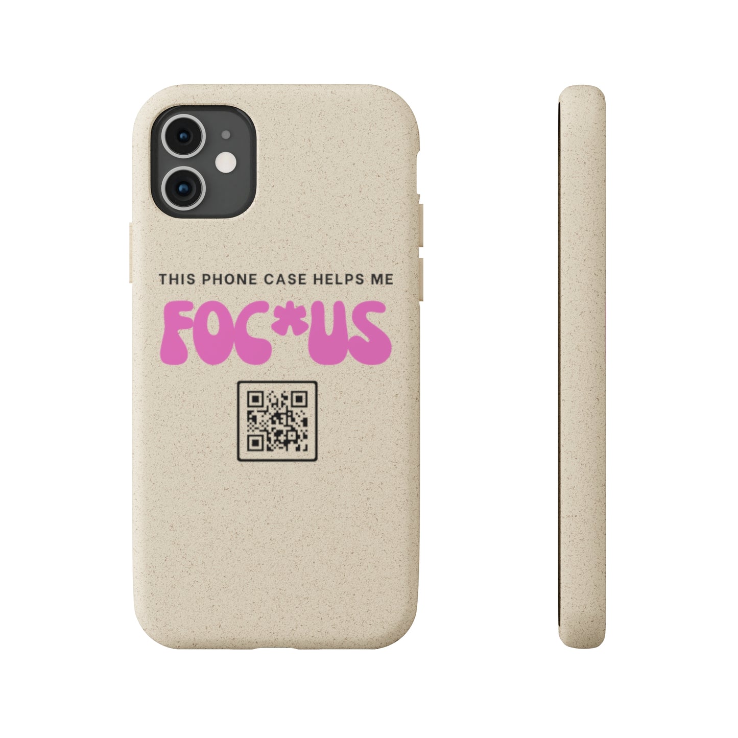 Pink Focus - Biodegradable Phone Case