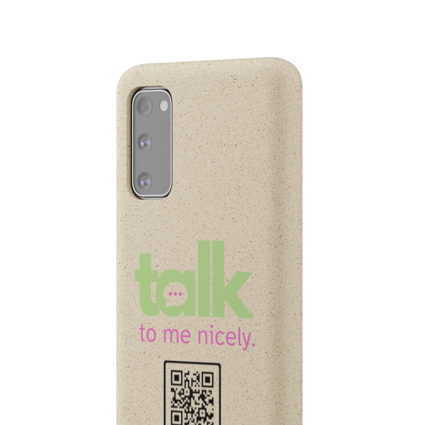 Green Talk Nicely - Biodegradable Phone Case