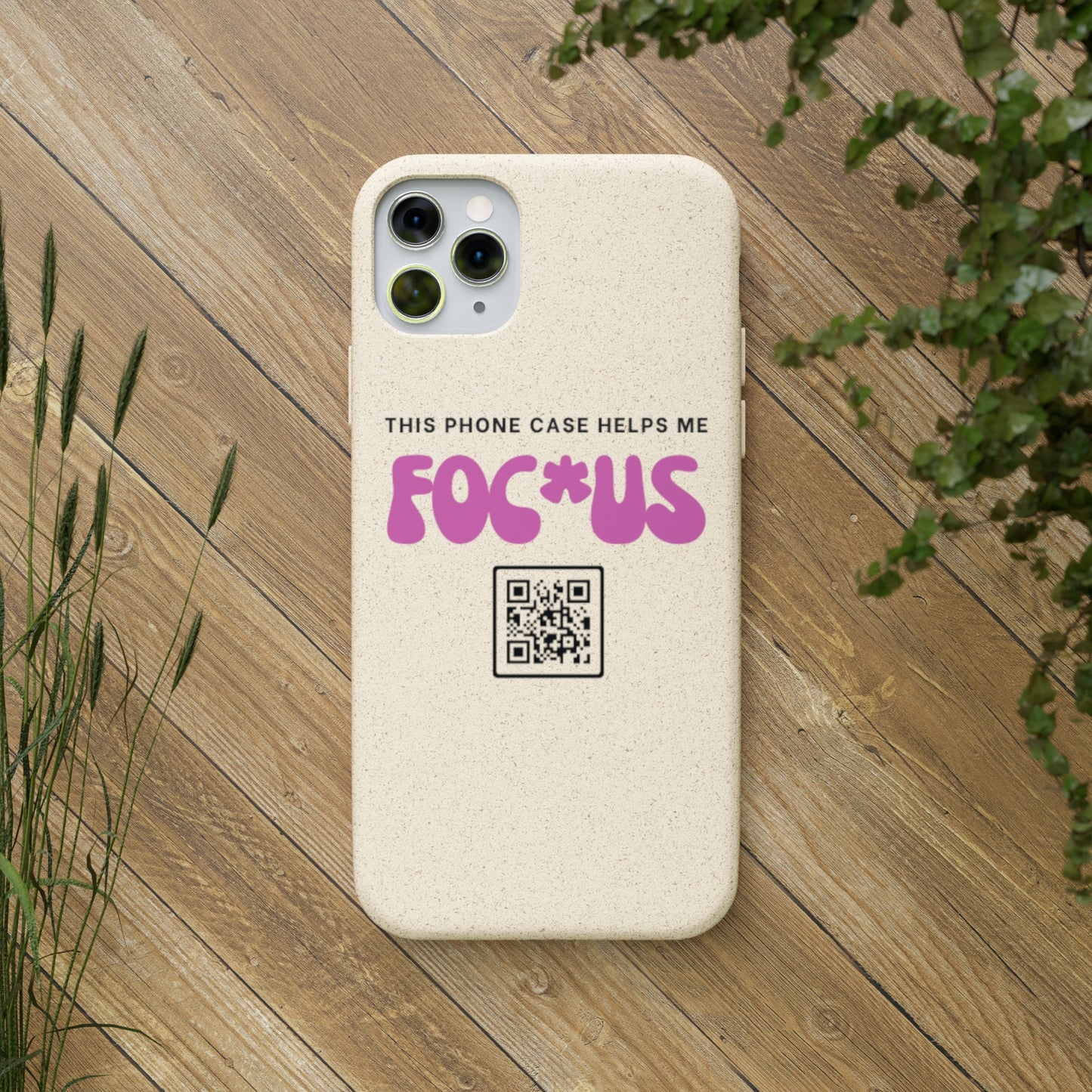 Pink Focus - Biodegradable Phone Case