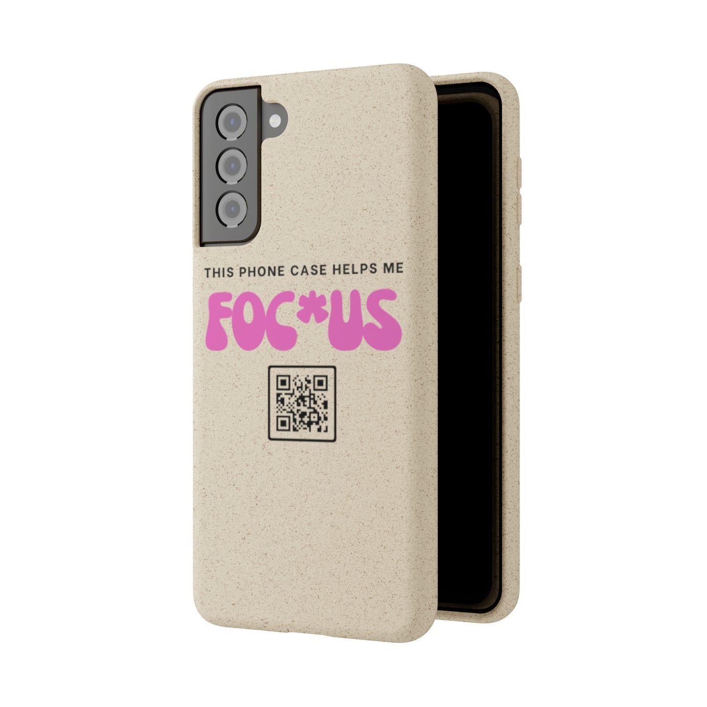 Pink Focus - Biodegradable Phone Case