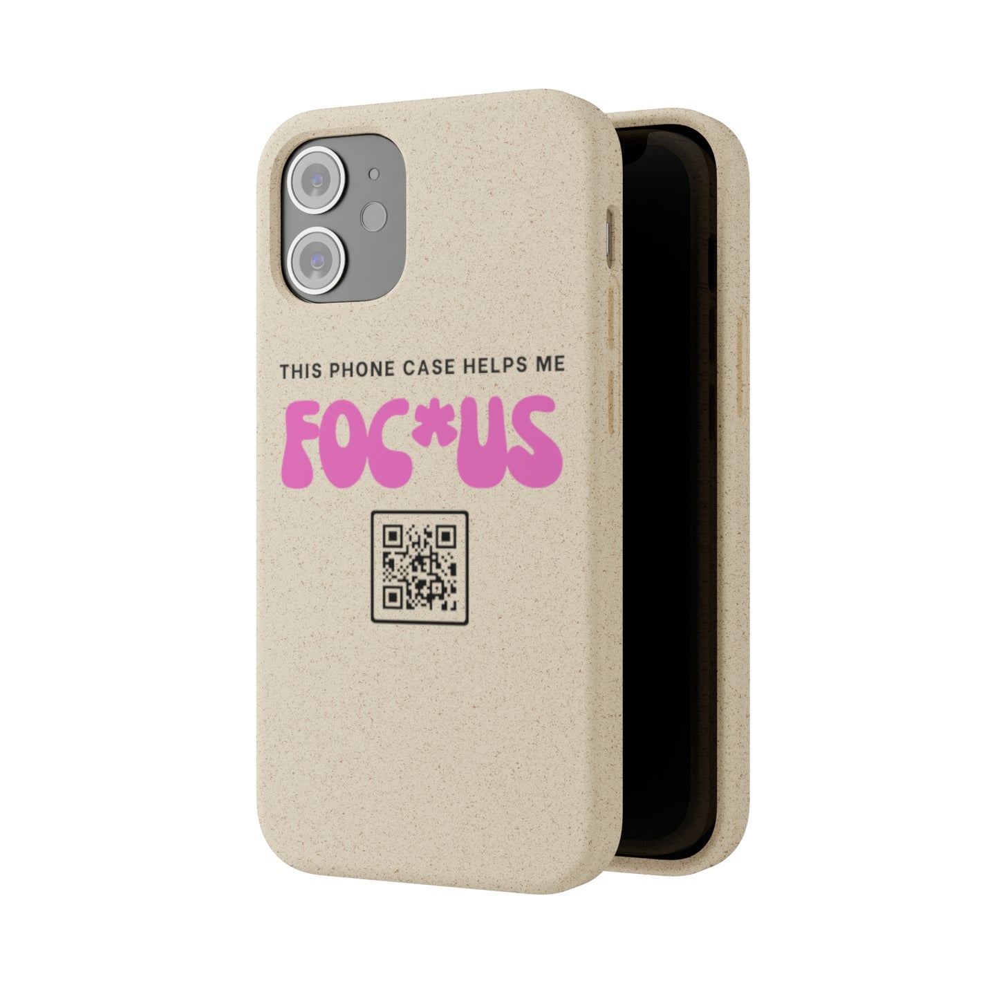 Pink Focus - Biodegradable Phone Case