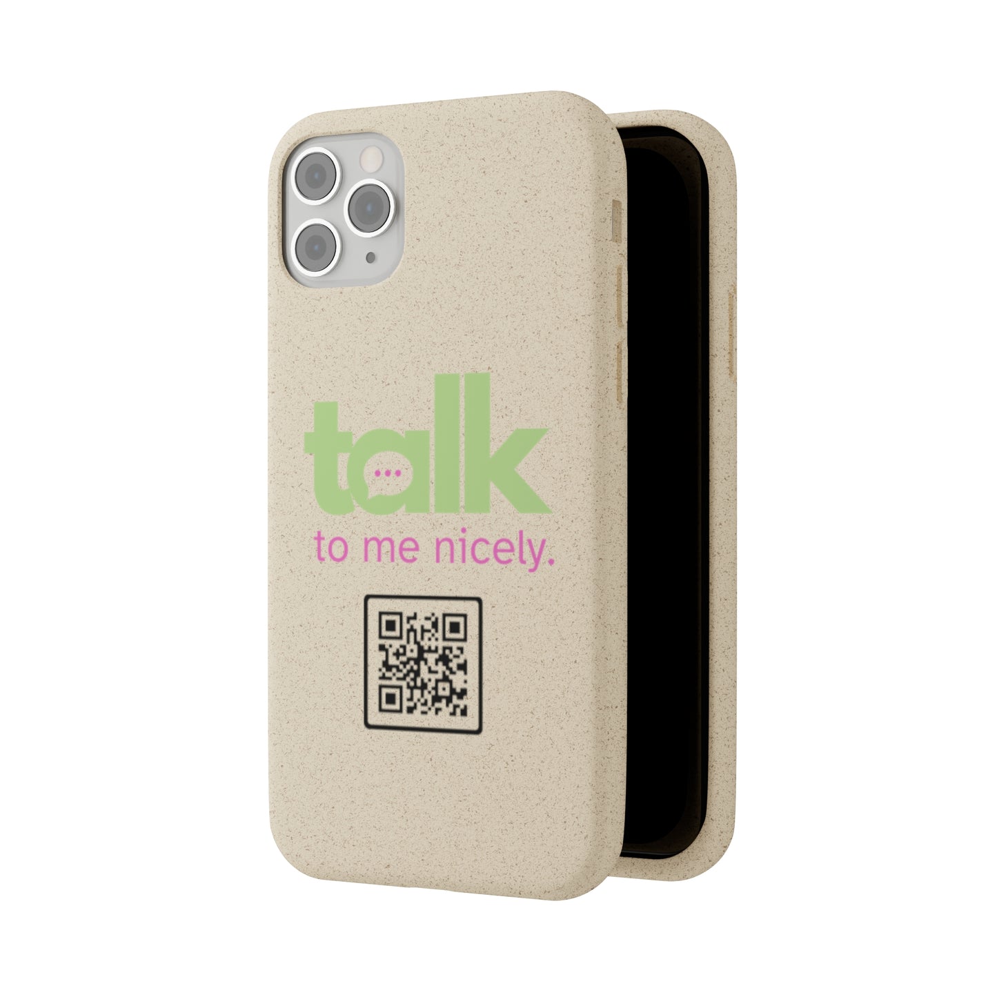 Green Talk Nicely - Biodegradable Phone Case