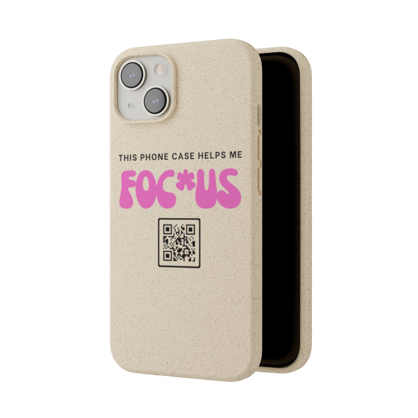 Pink Focus - Biodegradable Phone Case