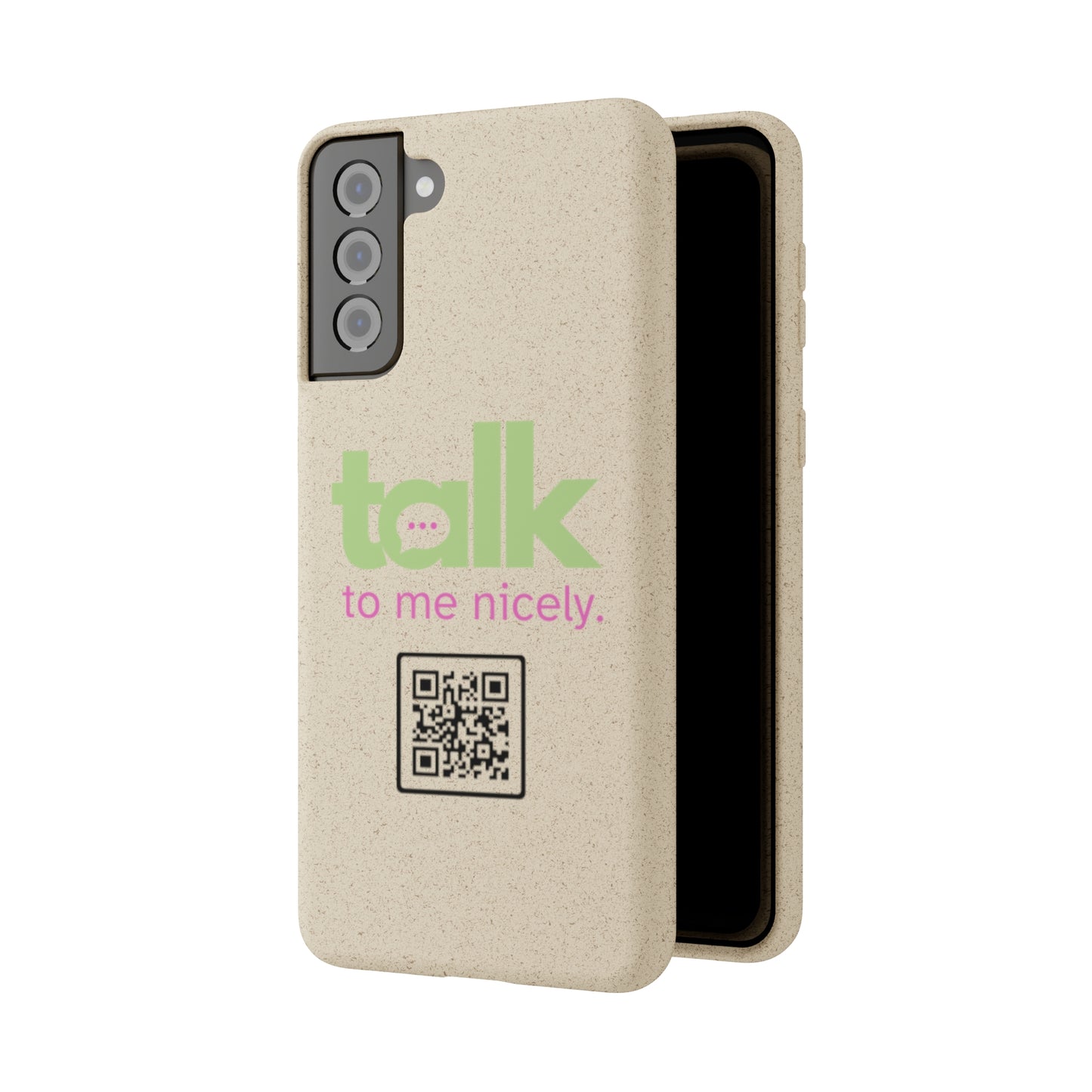 Green Talk Nicely - Biodegradable Phone Case