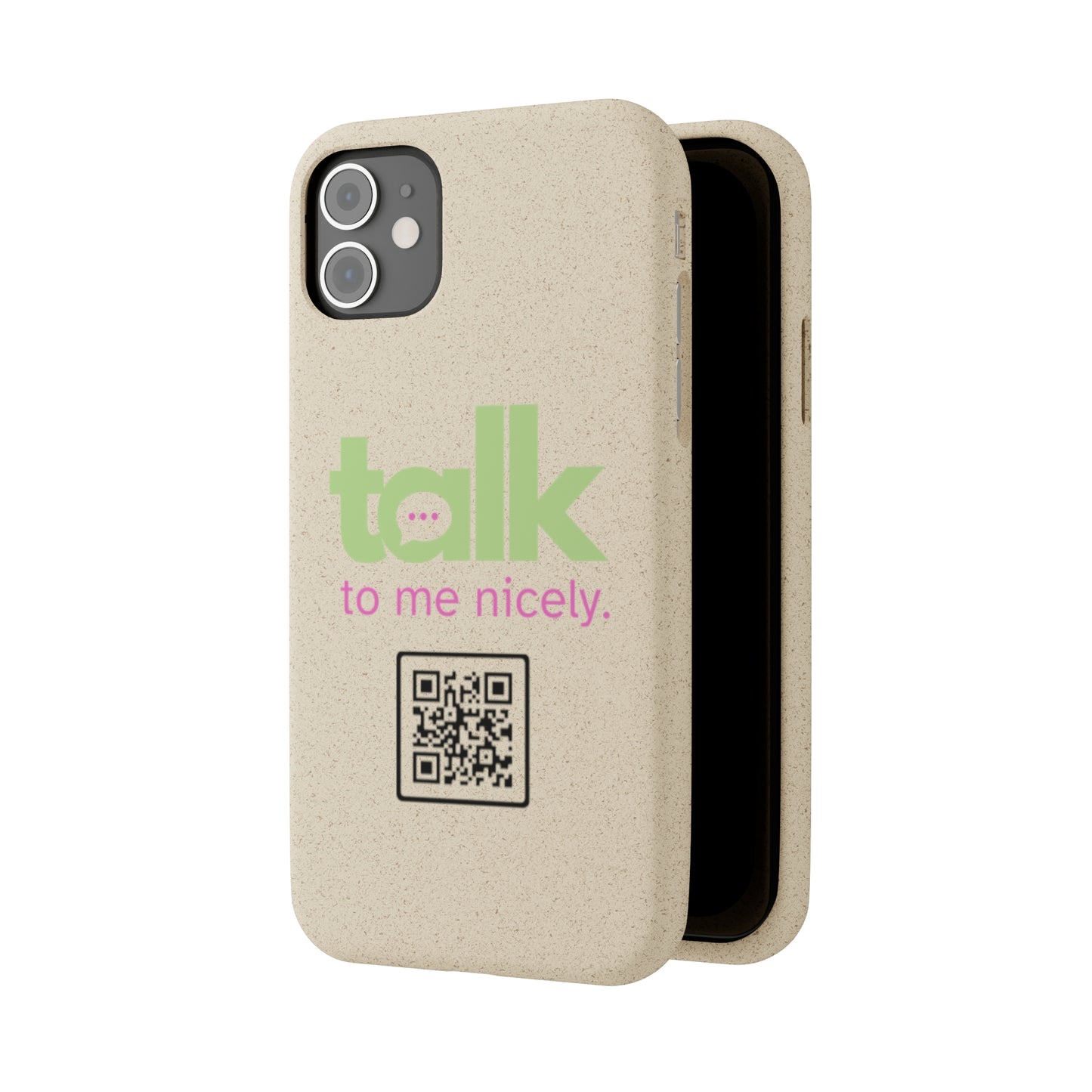 Green Talk Nicely - Biodegradable Phone Case