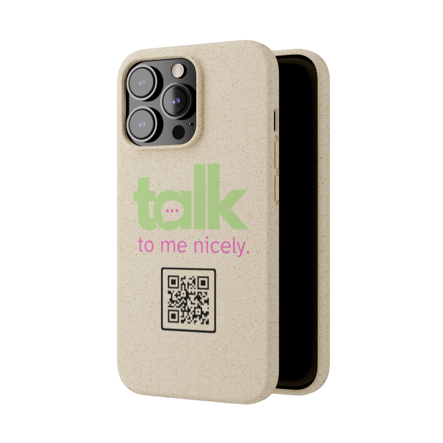 Green Talk Nicely - Biodegradable Phone Case