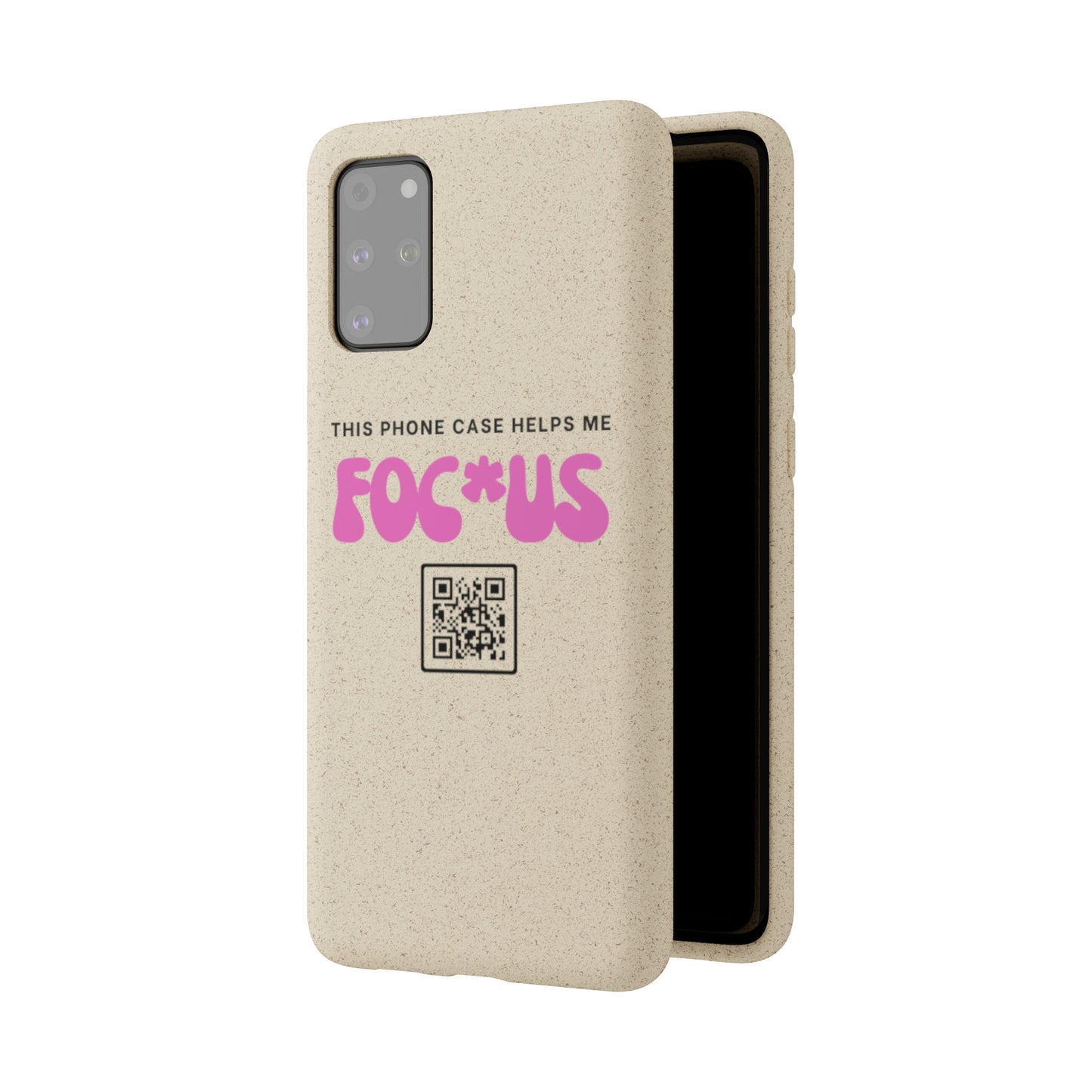 Pink Focus - Biodegradable Phone Case