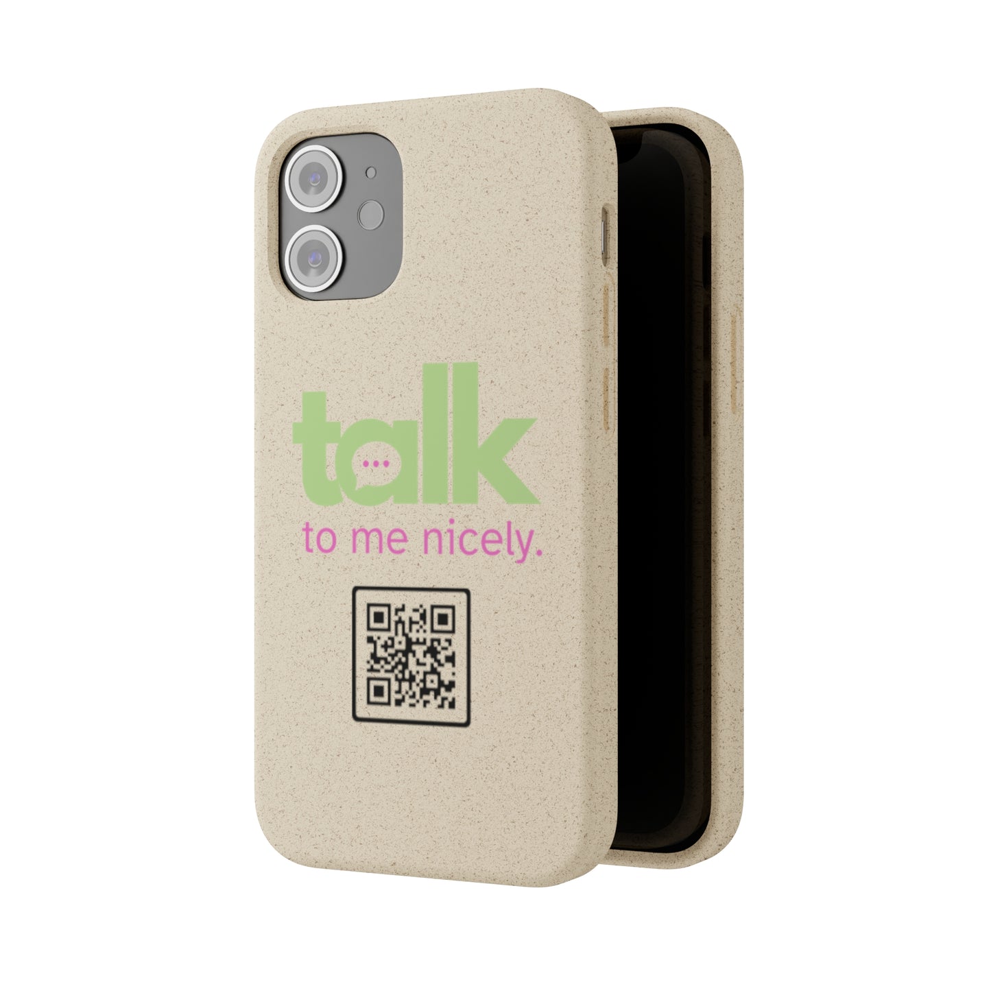 Green Talk Nicely - Biodegradable Phone Case