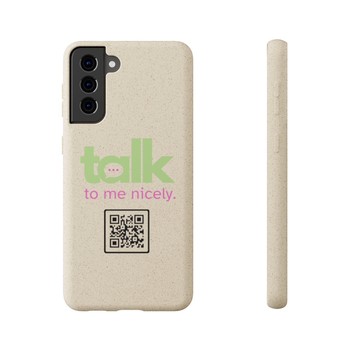 Green Talk Nicely - Biodegradable Phone Case