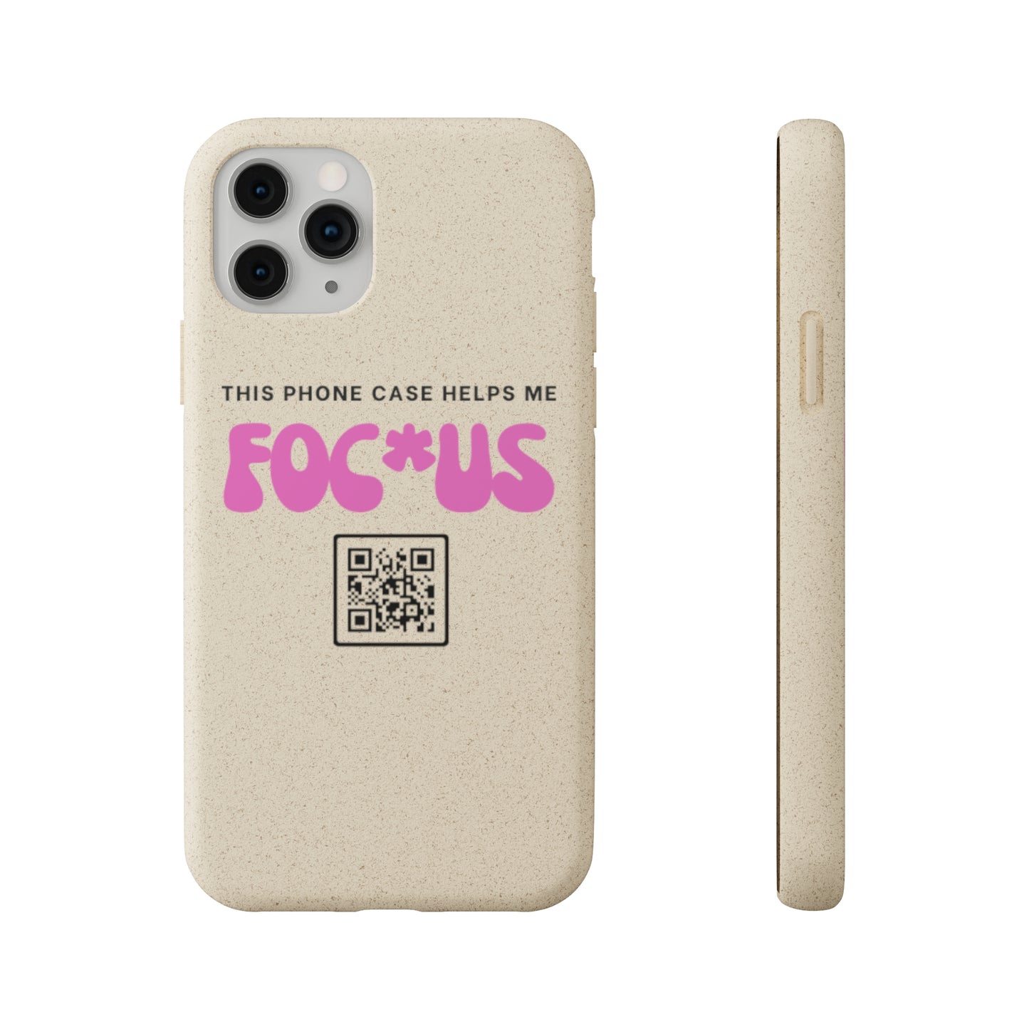 Pink Focus - Biodegradable Phone Case
