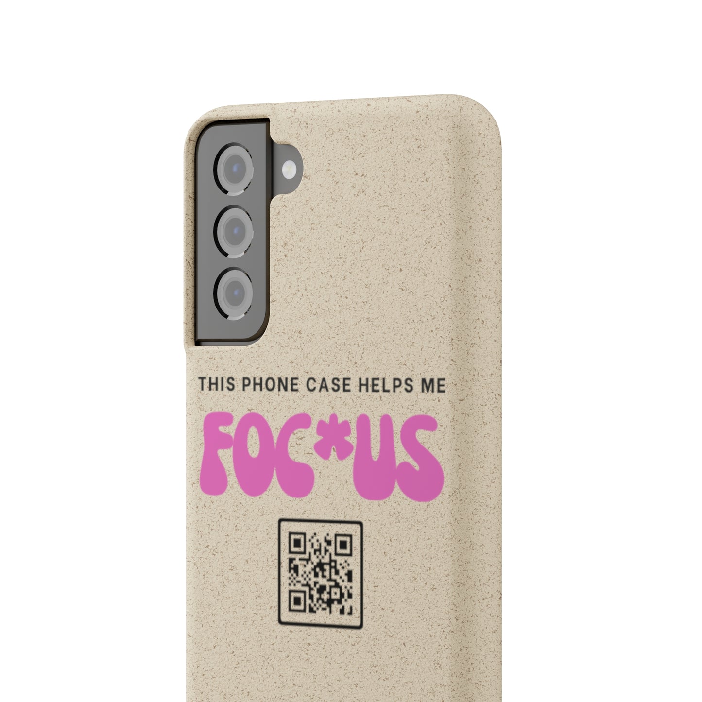 Pink Focus - Biodegradable Phone Case