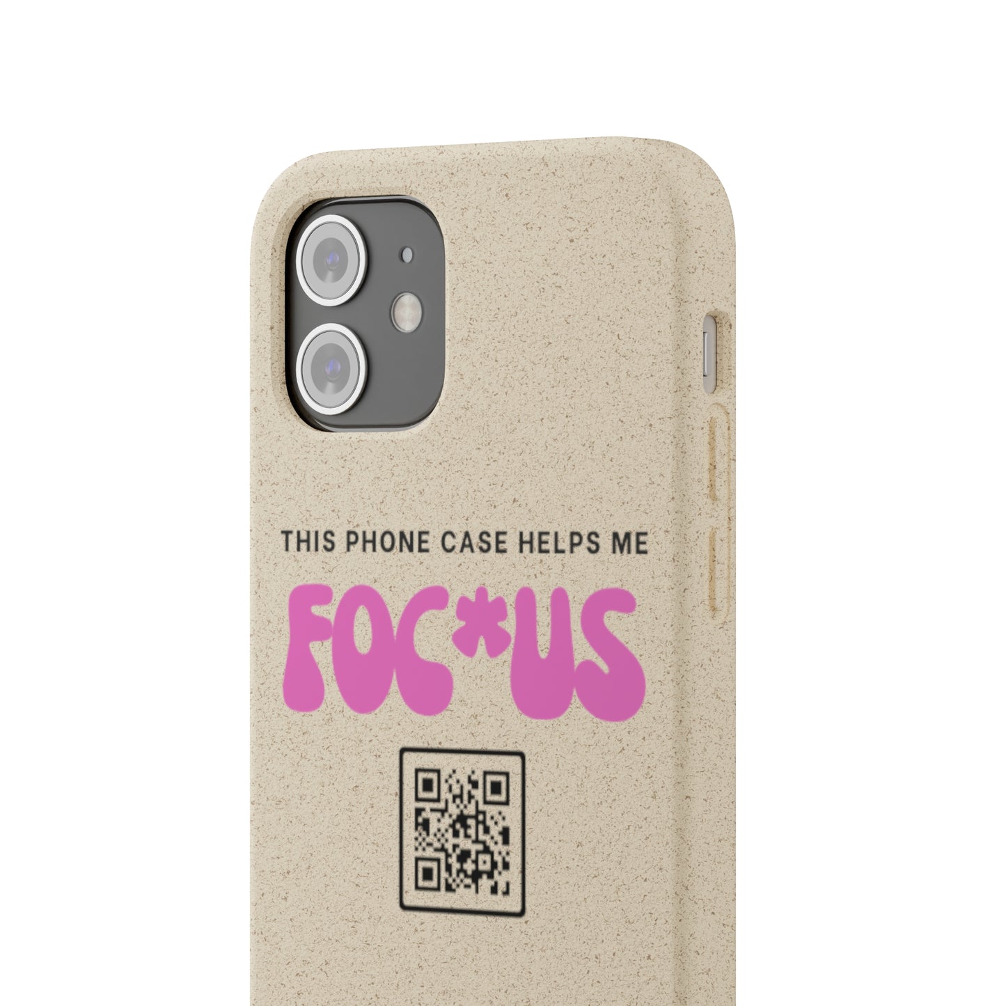 Pink Focus - Biodegradable Phone Case