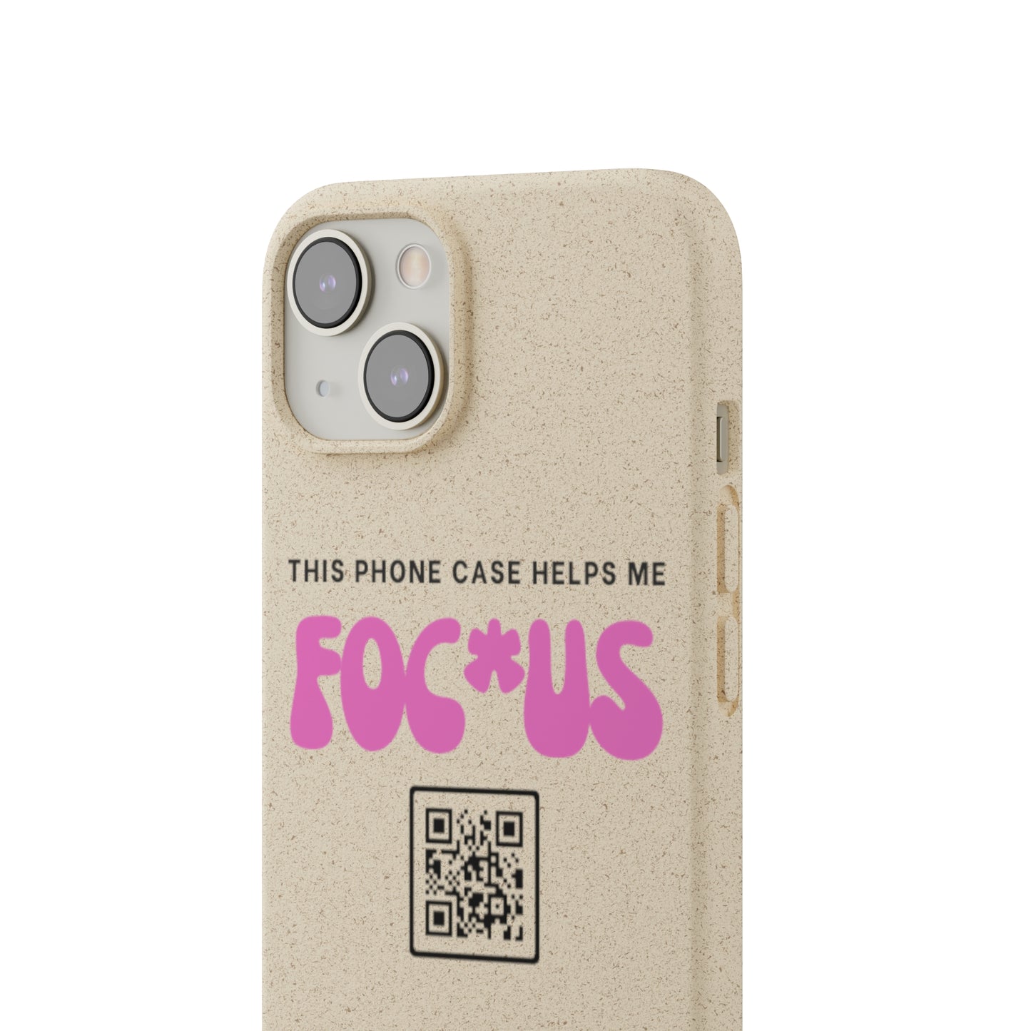 Pink Focus - Biodegradable Phone Case