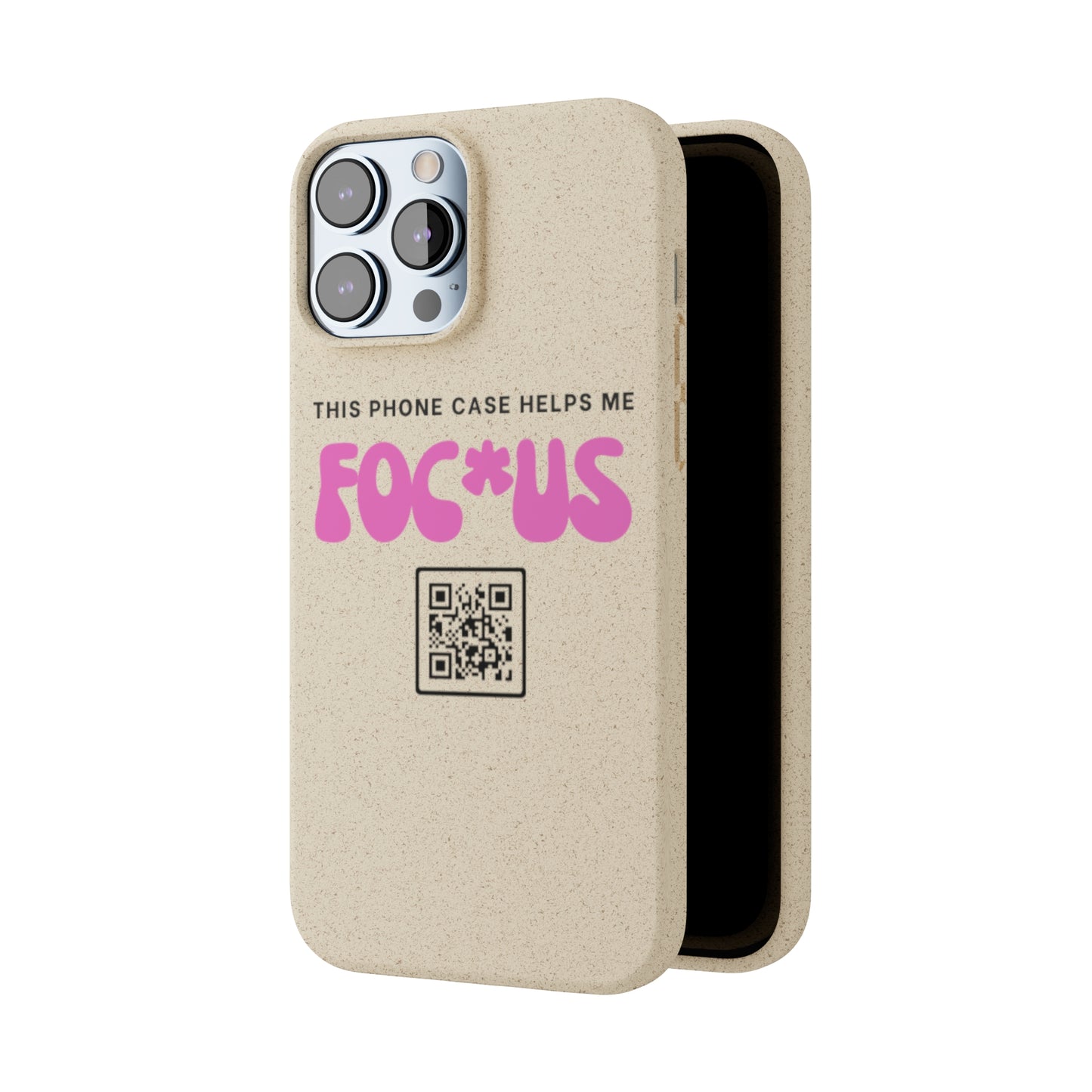 Pink Focus - Biodegradable Phone Case