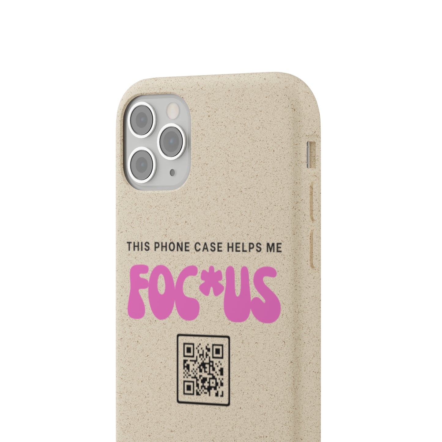 Pink Focus - Biodegradable Phone Case