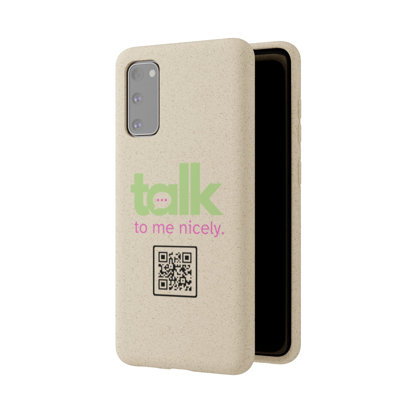 Green Talk Nicely - Biodegradable Phone Case