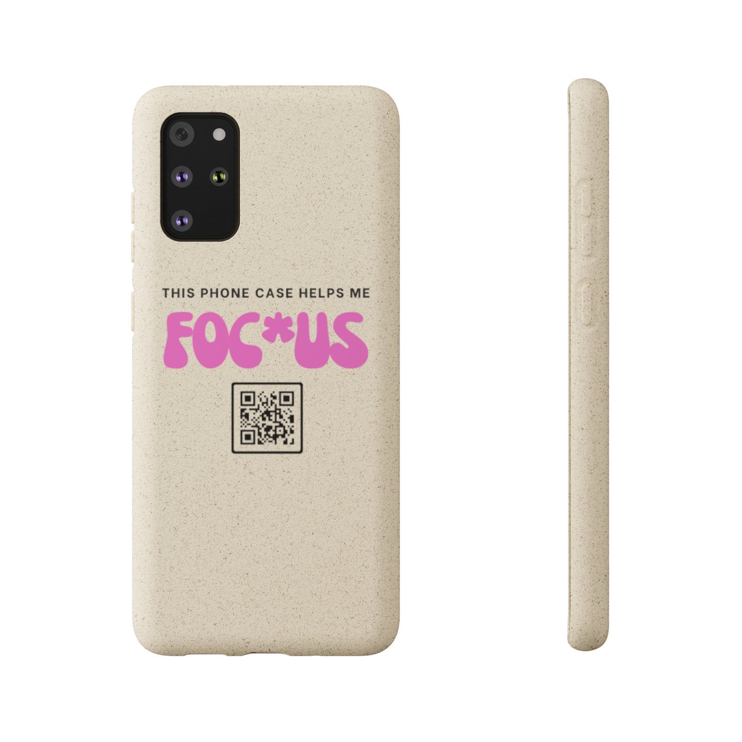 Pink Focus - Biodegradable Phone Case