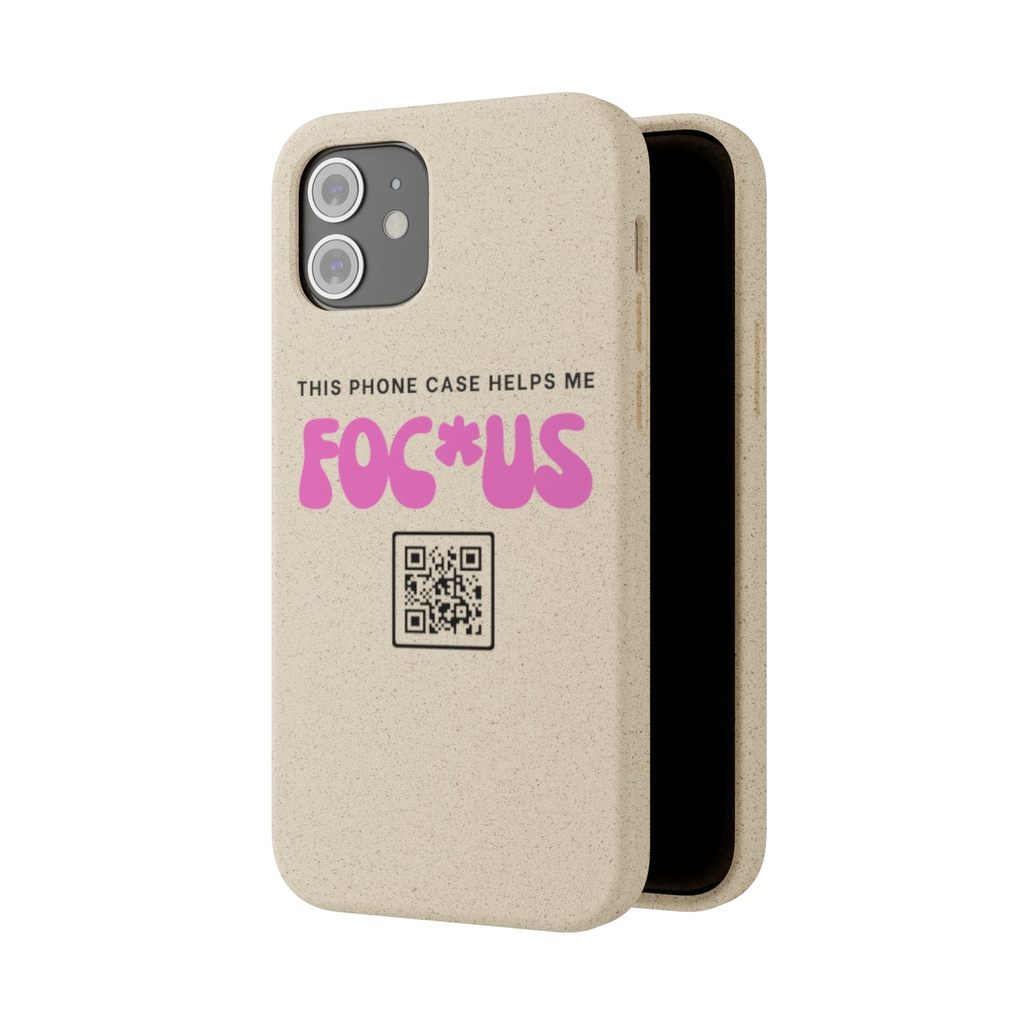 Pink Focus - Biodegradable Phone Case
