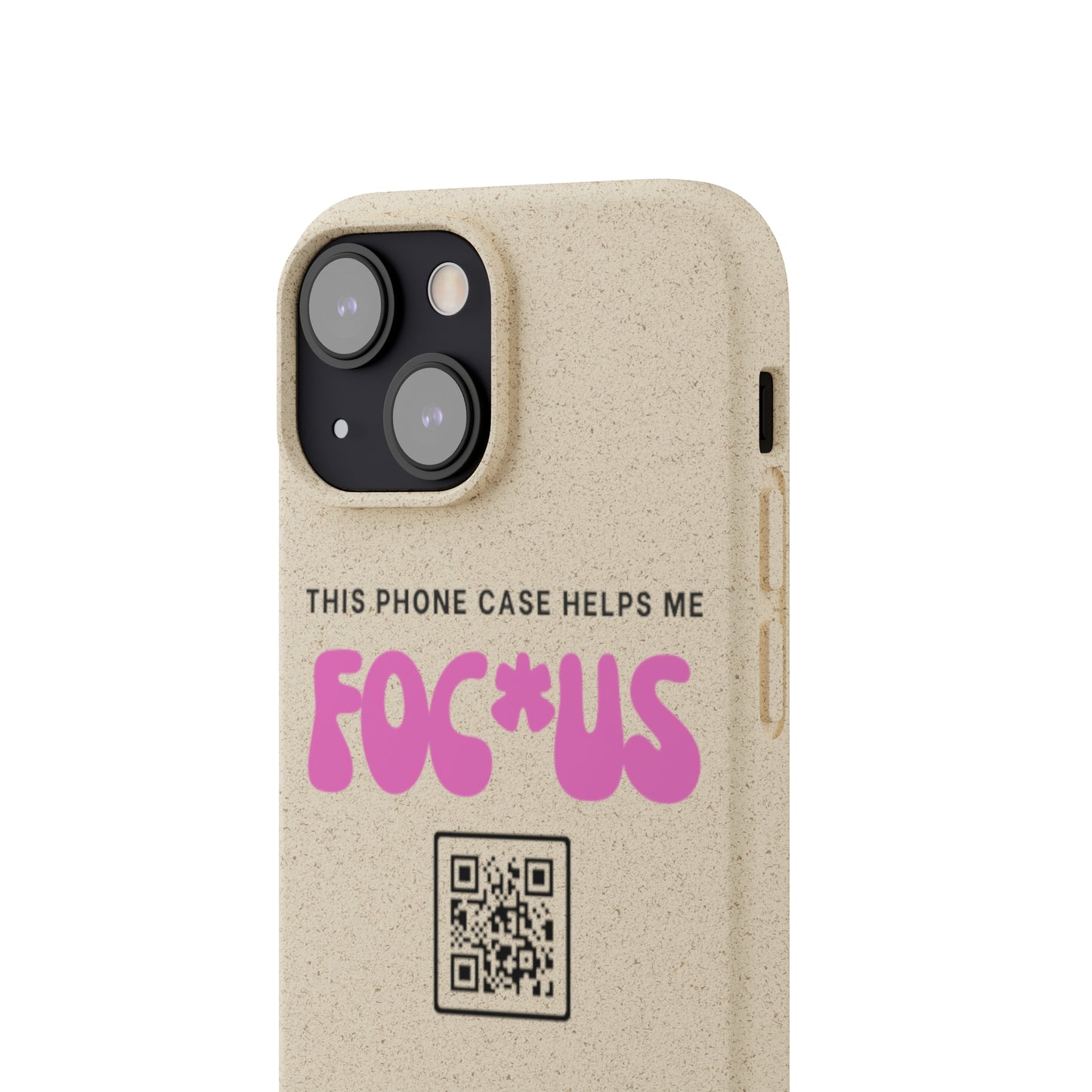 Pink Focus - Biodegradable Phone Case