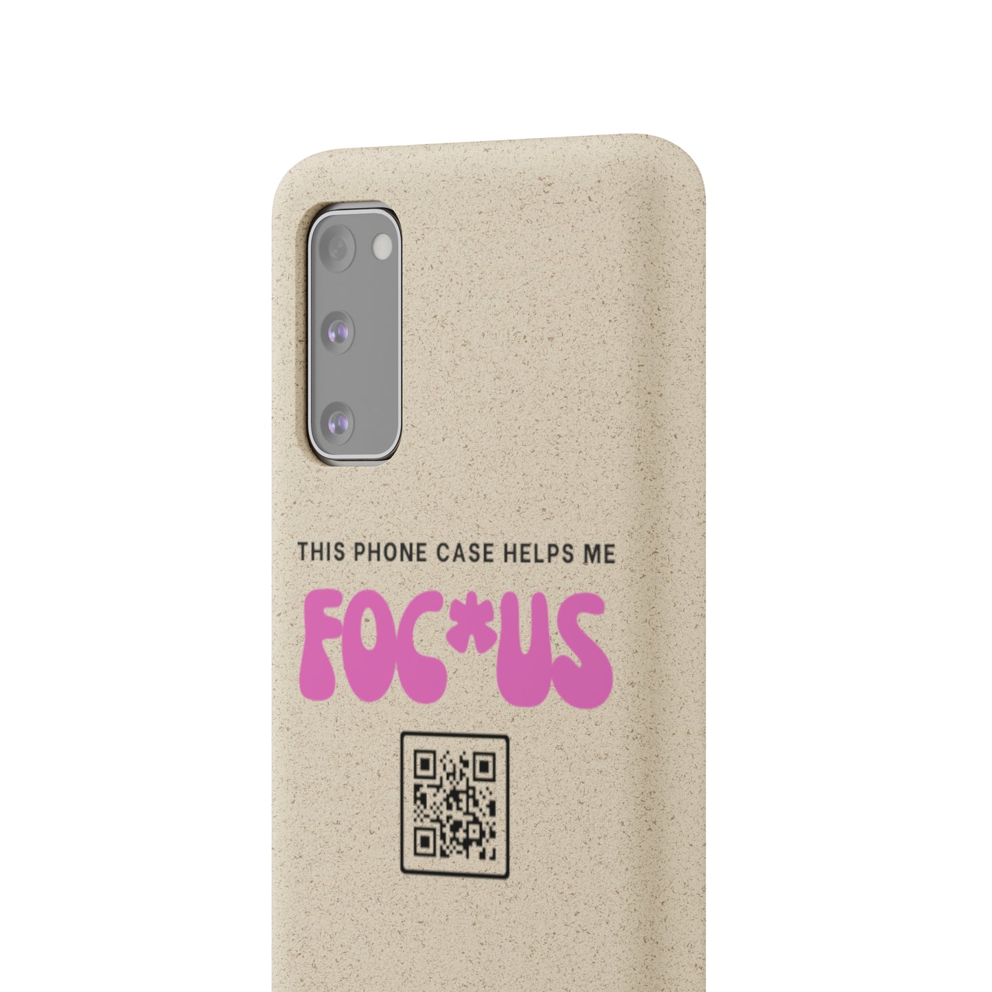 Pink Focus - Biodegradable Phone Case