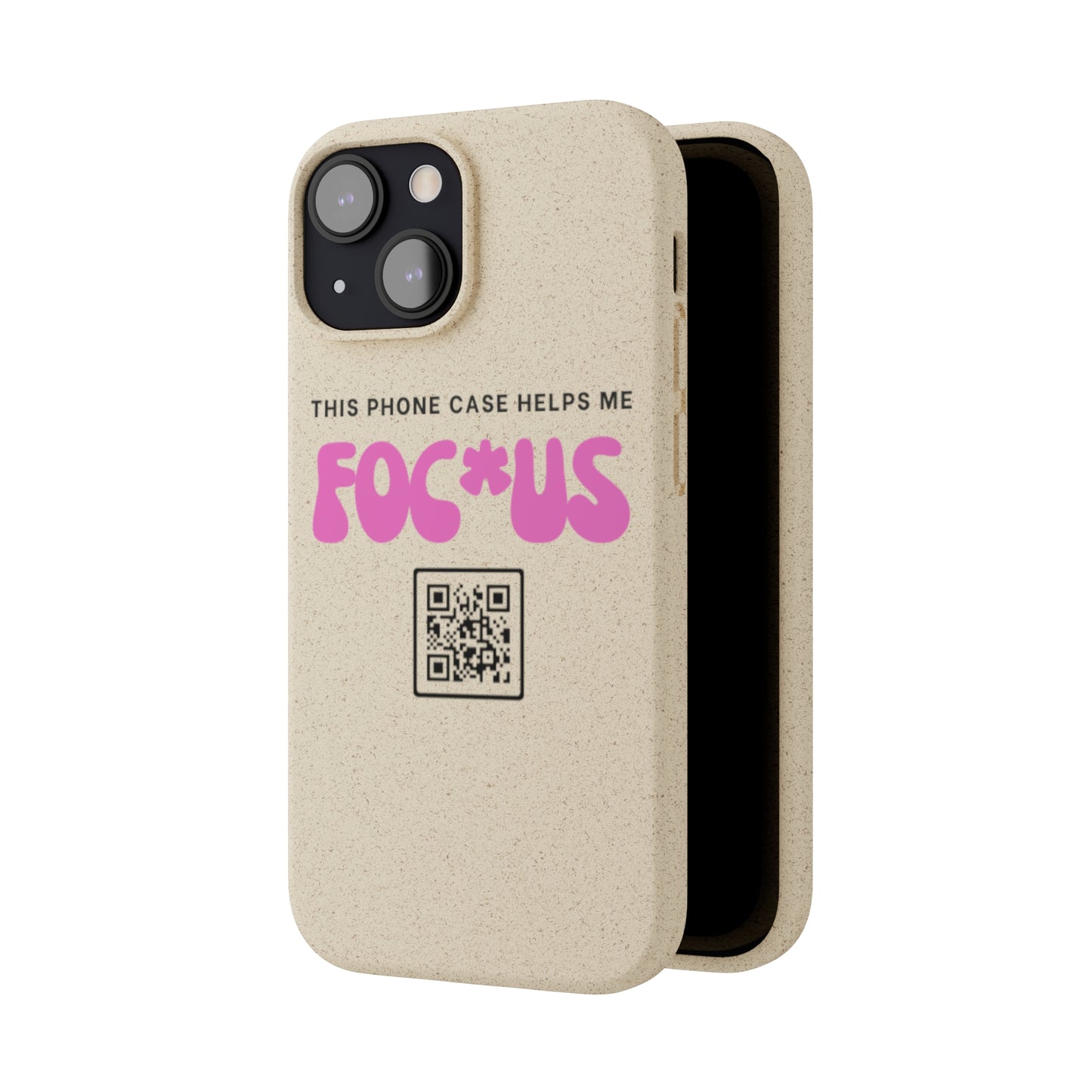Pink Focus - Biodegradable Phone Case