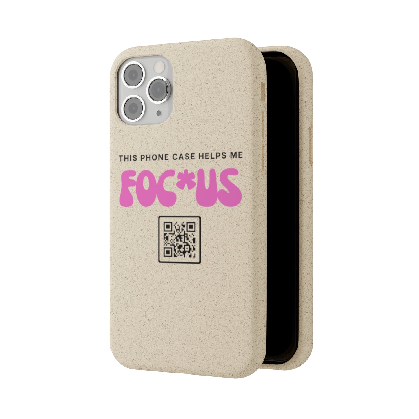 Pink Focus - Biodegradable Phone Case
