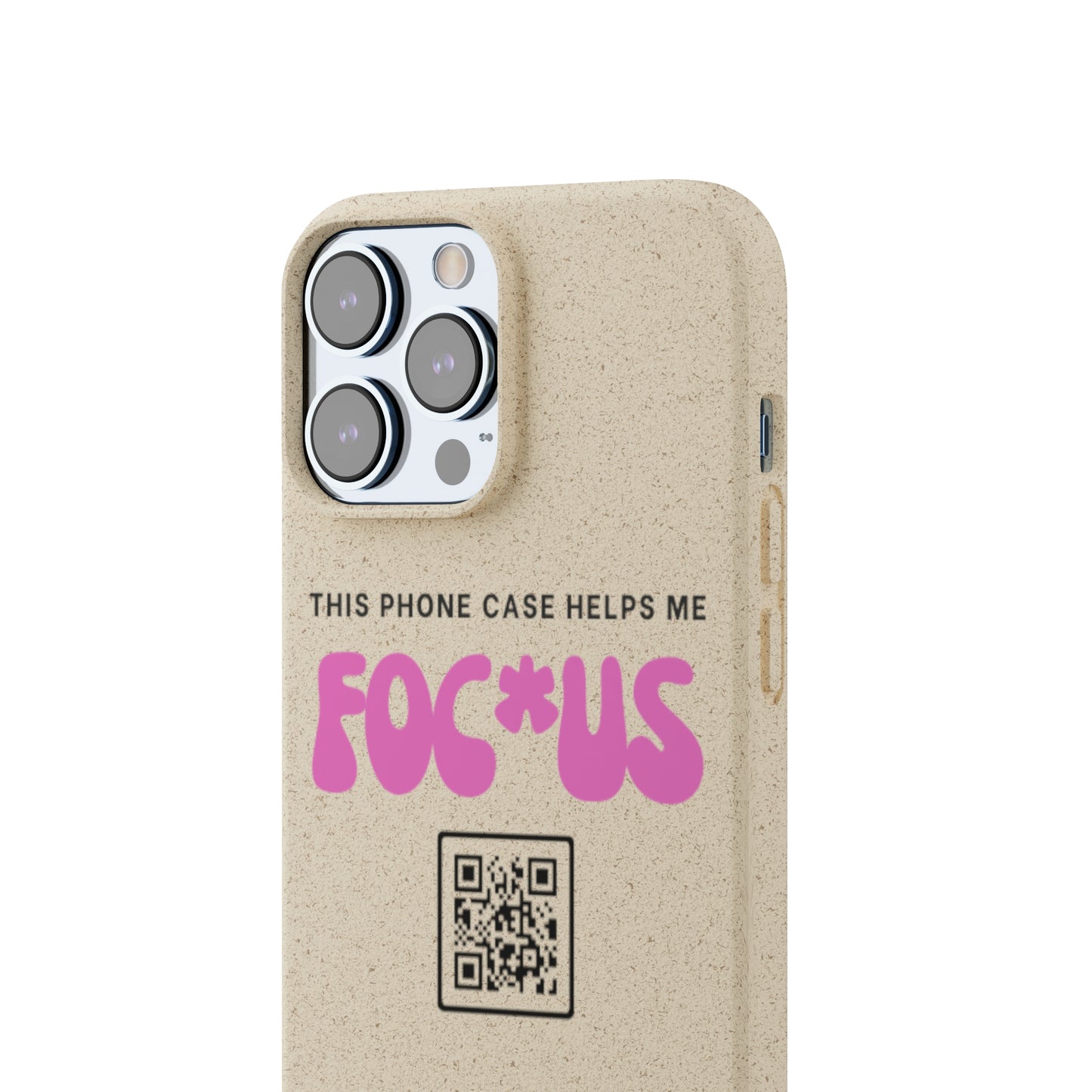 Pink Focus - Biodegradable Phone Case