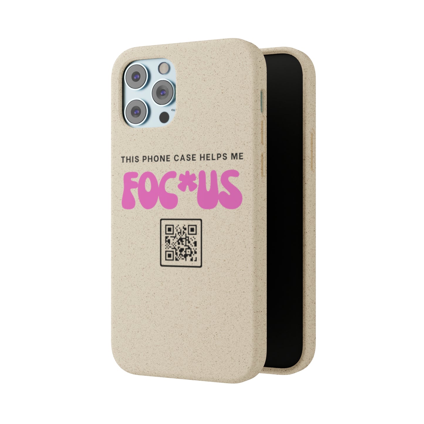 Pink Focus - Biodegradable Phone Case
