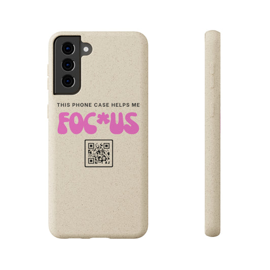 Pink Focus - Biodegradable Phone Case